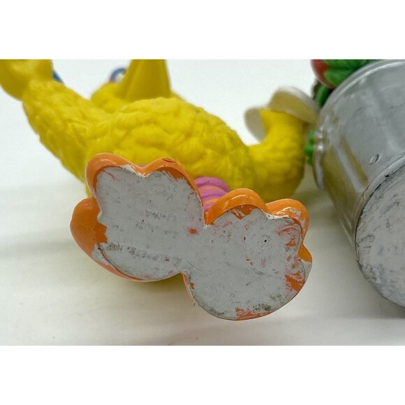 Vintage Sesame Street Big Bird Oscar Cookie Monster PVC 3 Figures Applause - Picture 5 of 5
